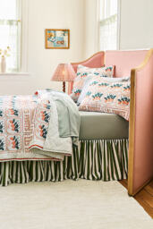 Kelcey Hibiscus Organic Cotton Quiltu200bed Bedspread - thumbnail 2