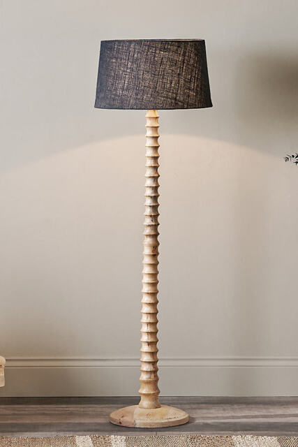 nkuku Avisa Mango Wood Floor Lamp - image 1