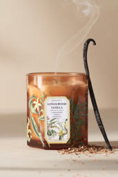 Apothecary 18 Small Sandalwood & Vanilla Glass Candle - thumbnail 1