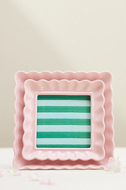 Philippa Scalloped Ceramic Photo Frame - image 1