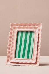 Philippa Scalloped Ceramic Photo Frame - thumbnail 5