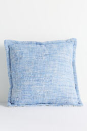 Bermuda Woven Embellished Edge Indoor/Outdoor Cushion - thumbnail 3
