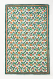 Printed Goods Tufted Wool Floral Rug