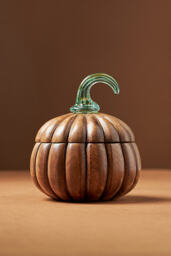 Wooden Bourbon & Pumpkin Candle - thumbnail 3