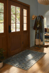 Ruggable Washable Folk Floral Ella Rug