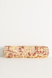 Damson Madder Cotton Printed Cushion - thumbnail 7
