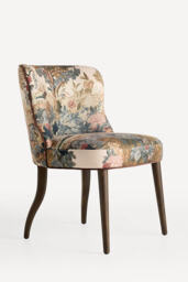Meryl Walnut Dining Chair - thumbnail 1