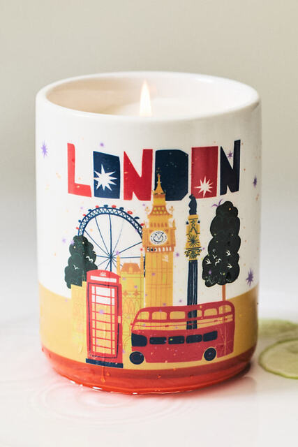Daniella Manini x Anthropologie Woody Spring Rain & Bright Bergamot Boxed Ceramic Candle - image 1