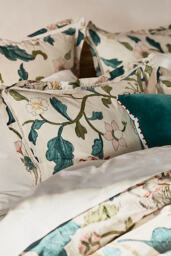 Hattie Cotton Slub Floral Duvet Cover - thumbnail 6