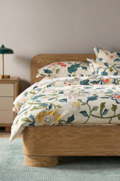 Hattie Cotton Slub Floral Duvet Cover - thumbnail 1