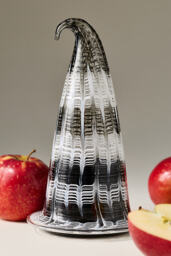 Witches Hat Woody Honeycrisp & Pinecone Figural Glass Candle