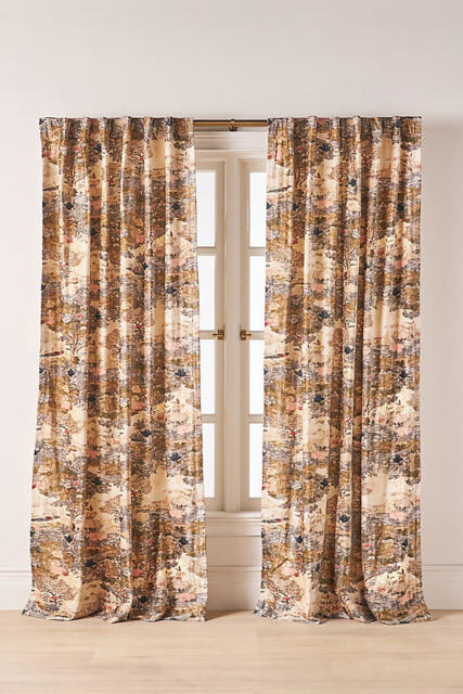 Francois Printed Velvet Curtain - image 1