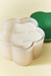 Maeve Low Wide Floral Wildflower Bouquet Glass Candle - thumbnail 4