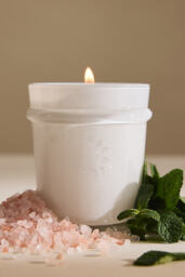 MERSEA Cabana Flower Glass Candle