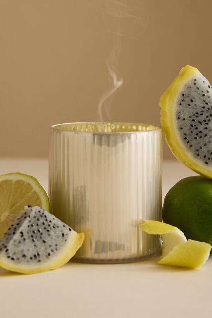 Capri Blue Volcano Champagne Glass Candle - image 1