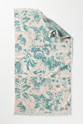 Eugenie Cotton Woven Floral Towel Collection - thumbnail 2