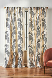 Embroidered Flemming Curtain - thumbnail 1