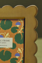 Handpainted Brass Wiggle Photo Frame - thumbnail 3