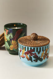 Farm Rio x Anthropologie Fruity Hibiscus & Pink Guava Ceramic Candle - thumbnail 5