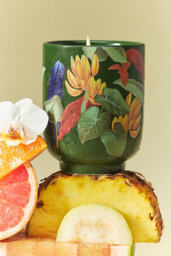 Farm Rio x Anthropologie Fruity Hibiscus & Pink Guava Ceramic Candle - thumbnail 2