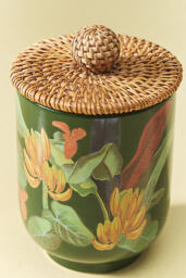 Farm Rio x Anthropologie Fruity Hibiscus & Pink Guava Ceramic Candle - thumbnail 3