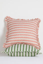Ivy Cotton Printed Ruffle Cushion - thumbnail 2