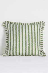 Ivy Cotton Printed Ruffle Cushion - thumbnail 1