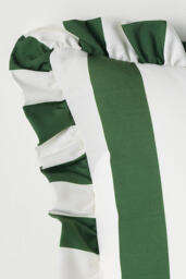 Maeve Striped Ruffle Indoor/Outdoor Cushion - thumbnail 5