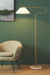 Harriet Pleated Floor Lamp - thumbnail 1
