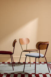 Faux-Leather Metal Frame Chair, Set of 2 - thumbnail 6