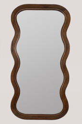 Frances Mango Wood Wiggle Frame Mirror - thumbnail 5