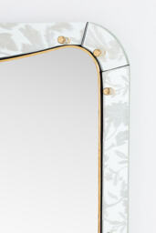 Cyndi Etched Glass Portrait Wall Mirror - thumbnail 2