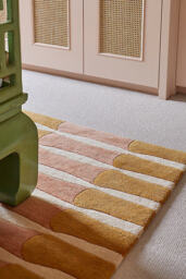 LAYERED X Alice Crawley Bamboo Forrest Wool Rug - thumbnail 3