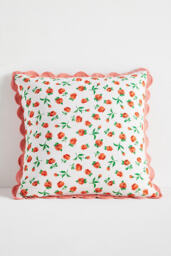 Valentine's Day Cotton Embroidered Novelty Text Cushion - thumbnail 2