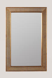 Abbott Antique Gold Resin Mirrored Bathroom Wall Cabinet - thumbnail 2