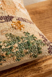nkuku Diantri Jute & Cotton Cushion Cover - thumbnail 2