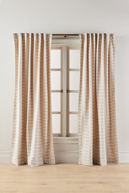 Versa Striped Cotton Woven Curtain - image 1