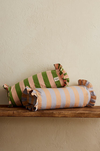 TBCo Orange Stripe Bolster Cushion - image 1