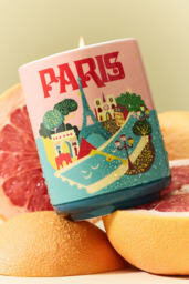Daniella Manini x Anthropologie Paris Fruity Grapefruit Spritz Ceramic Boxed Candle - thumbnail 1
