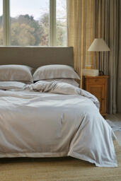 Dip & Doze Dove Grey Cotton Sateen Pillowcase, Set of 2