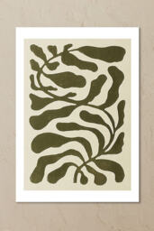 East End Prints One Hundred Leaved Plant Green Wall Art Print - thumbnail 2