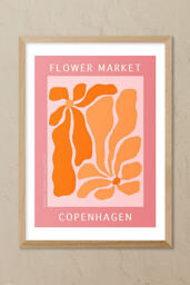 East End Prints Copenhagen Flower Market Wall Art Print - thumbnail 1