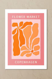 East End Prints Copenhagen Flower Market Wall Art Print - thumbnail 2
