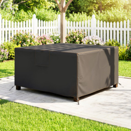 Outsunny Garden Furniture Cover, Waterproof Patio Furniture Cover with Air Vent, 420D Oxford Fabric, 125 x 125 x 74 cm, Black - thumbnail 7