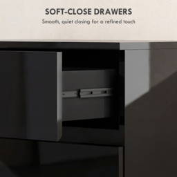 HOMCOM Chest of Drawers, 4-Drawer Storage Cabinets, Modern Dresser, Storage Drawer Unit for Bedroom - thumbnail 7
