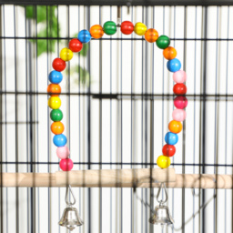 PawHut Steel Budgie Cage 133cm High with Stand, Slide-Out Tray, Toys, Storage Shelf for Canaries, Finches, Lovebirds, Parakeets, Black - Aosom UK - thumbnail 8