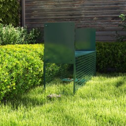 PawHut 2-Door Humane Live Trap for Small Animals, Animal Trap for Rat Mise Mink Rabbit Raccoon Gopher Squirrel, Dark Green - Aosom UK - thumbnail 9