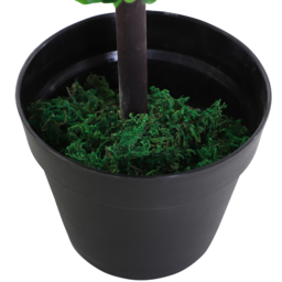 Outsunny Set of 2 Artificial Boxwood Ball Topiary Trees Potted Decorative Plant Outdoor and Indoor Décor (112cm) - Aosom UK - thumbnail 9