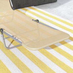 Outsunny Set of Two Steel Frame Sun Loungers, with Reclining Backs - Brown - Aosom UK - thumbnail 8