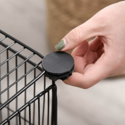 PawHut DIY Pet Playpen, Small Animal Metal Cage with Door, 22 Pieces, for Bunny, Chinchilla, Hedgehog, Guinea Pig - Aosom UK - thumbnail 8